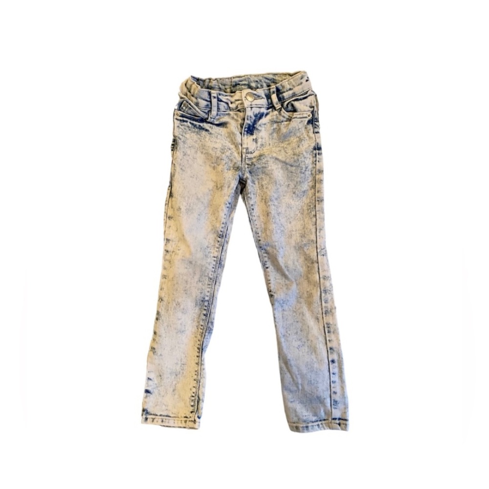 Toddler Girl Acid Wash Skinny Jeans